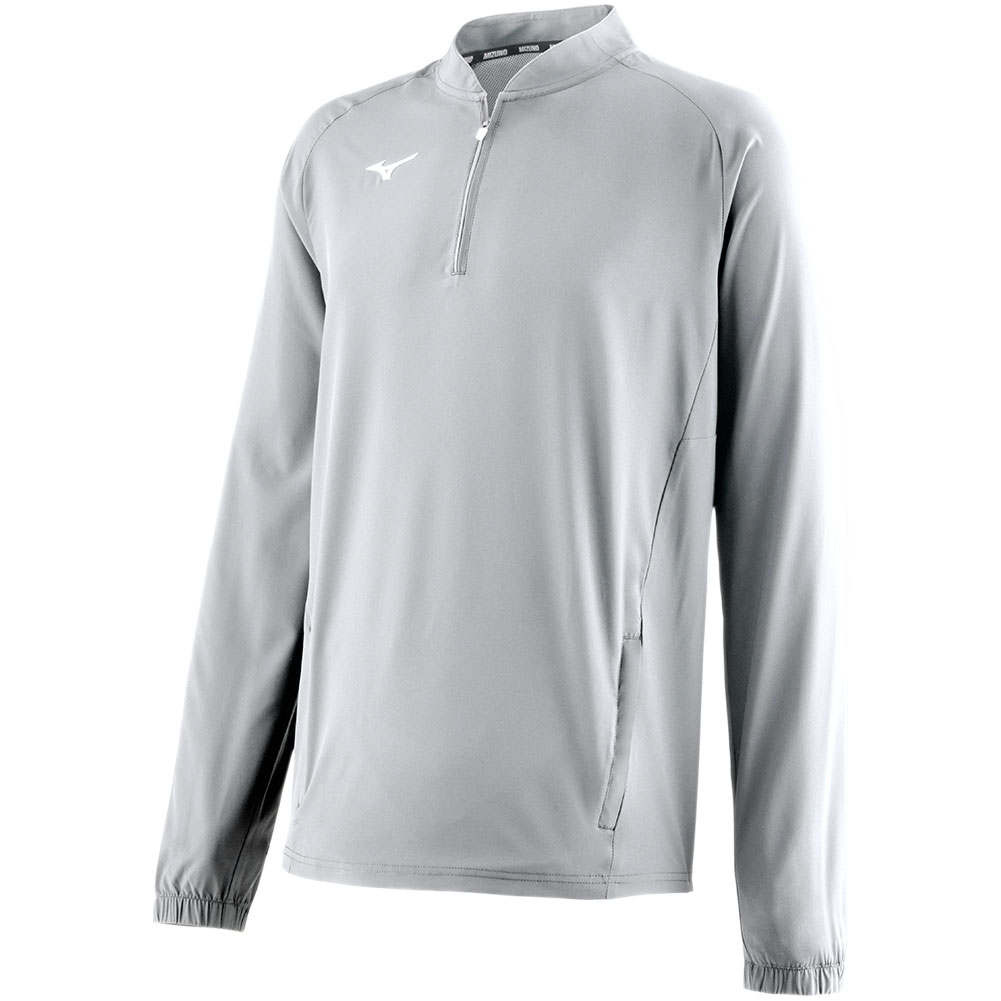 Mizuno Adults' Game Time Long Sleeve Baseball Hitting Jacket