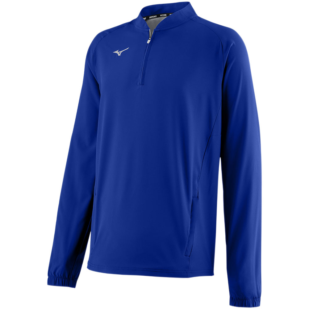 Mizuno Adults' Game Time Long Sleeve Baseball Hitting Jacket