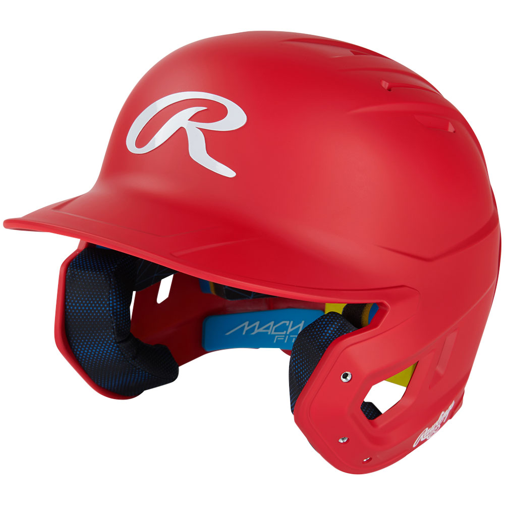 Rawlings Mach Fit Matte 1-Tone Baseball Helmet