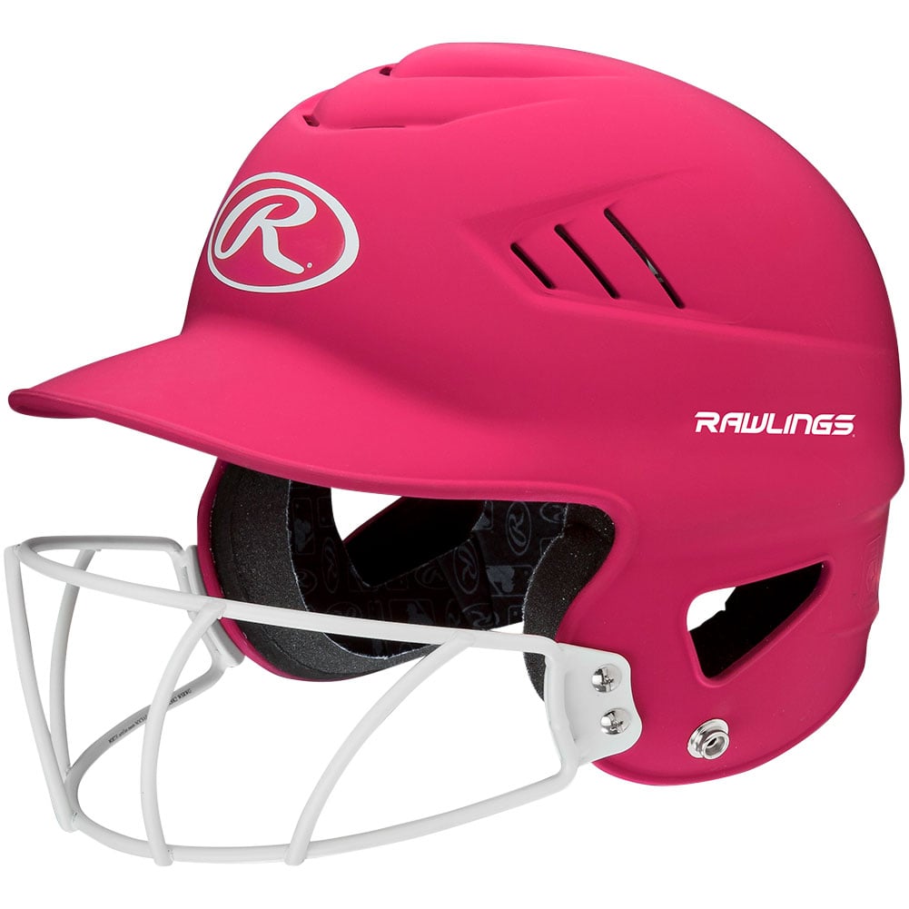 Rawlings CoolFlo Highlighter Fastpitch Softball Batting Helmet