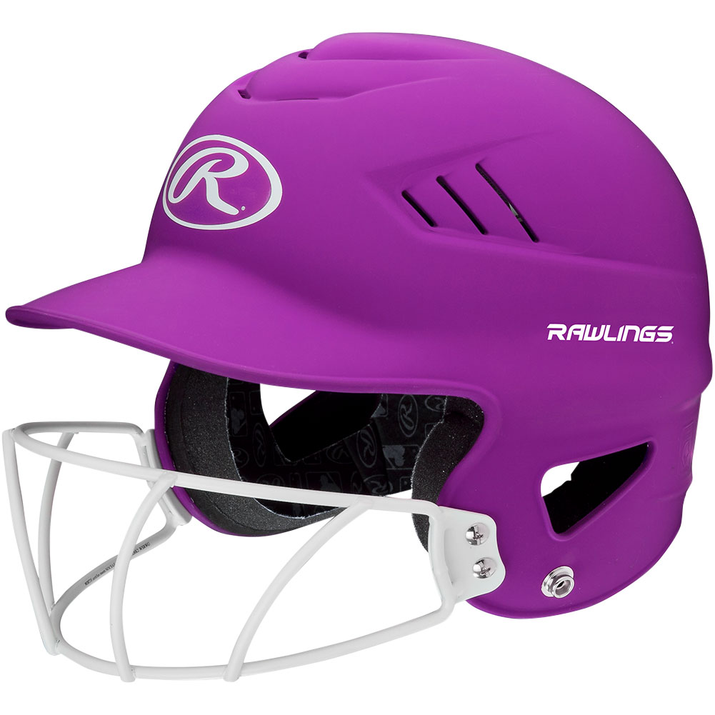 Rawlings CoolFlo Highlighter Fastpitch Softball Batting Helmet
