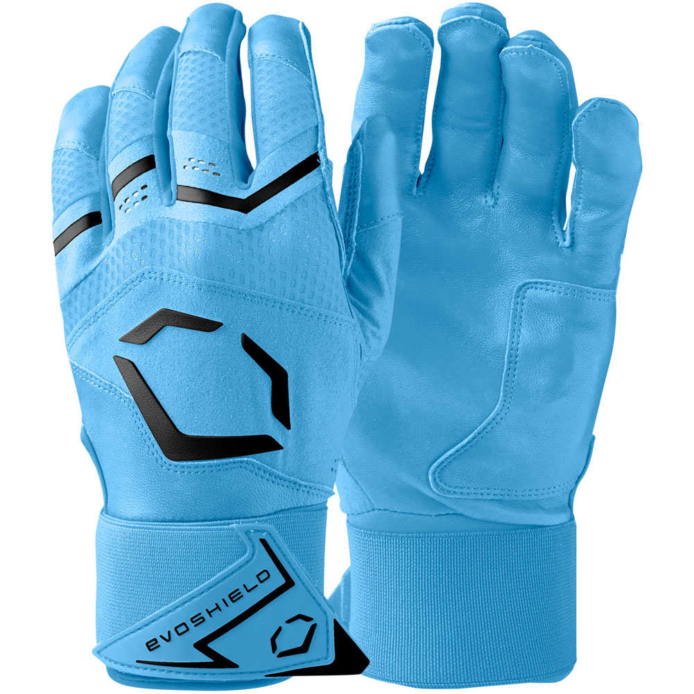 EvoShield Adult Carbyne Batting Gloves with Strap | Size: Large | Sheepskin Leather/Neoprene