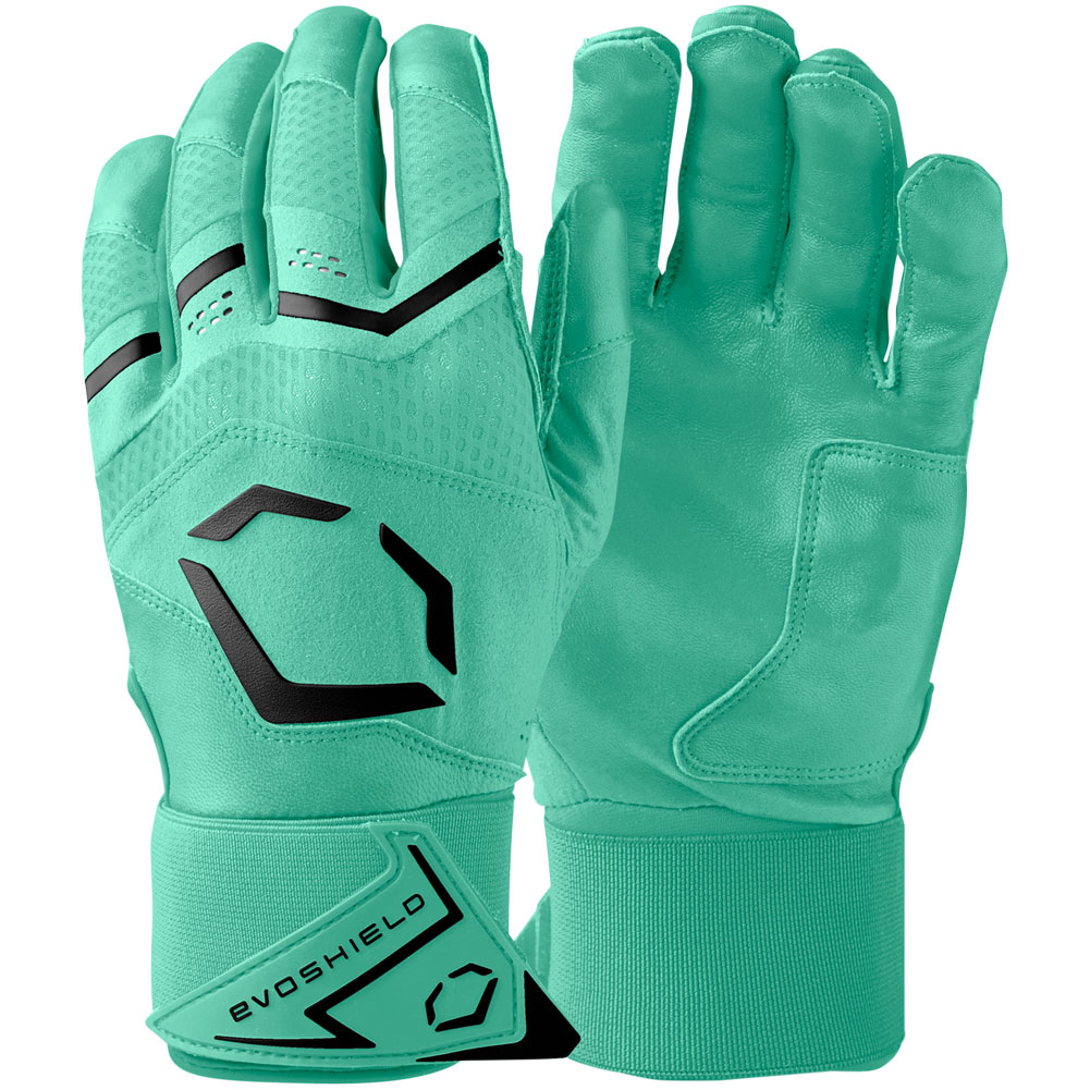 EvoShield Adult Carbyne Batting Gloves with Strap | Size: XL | Sheepskin Leather/Neoprene
