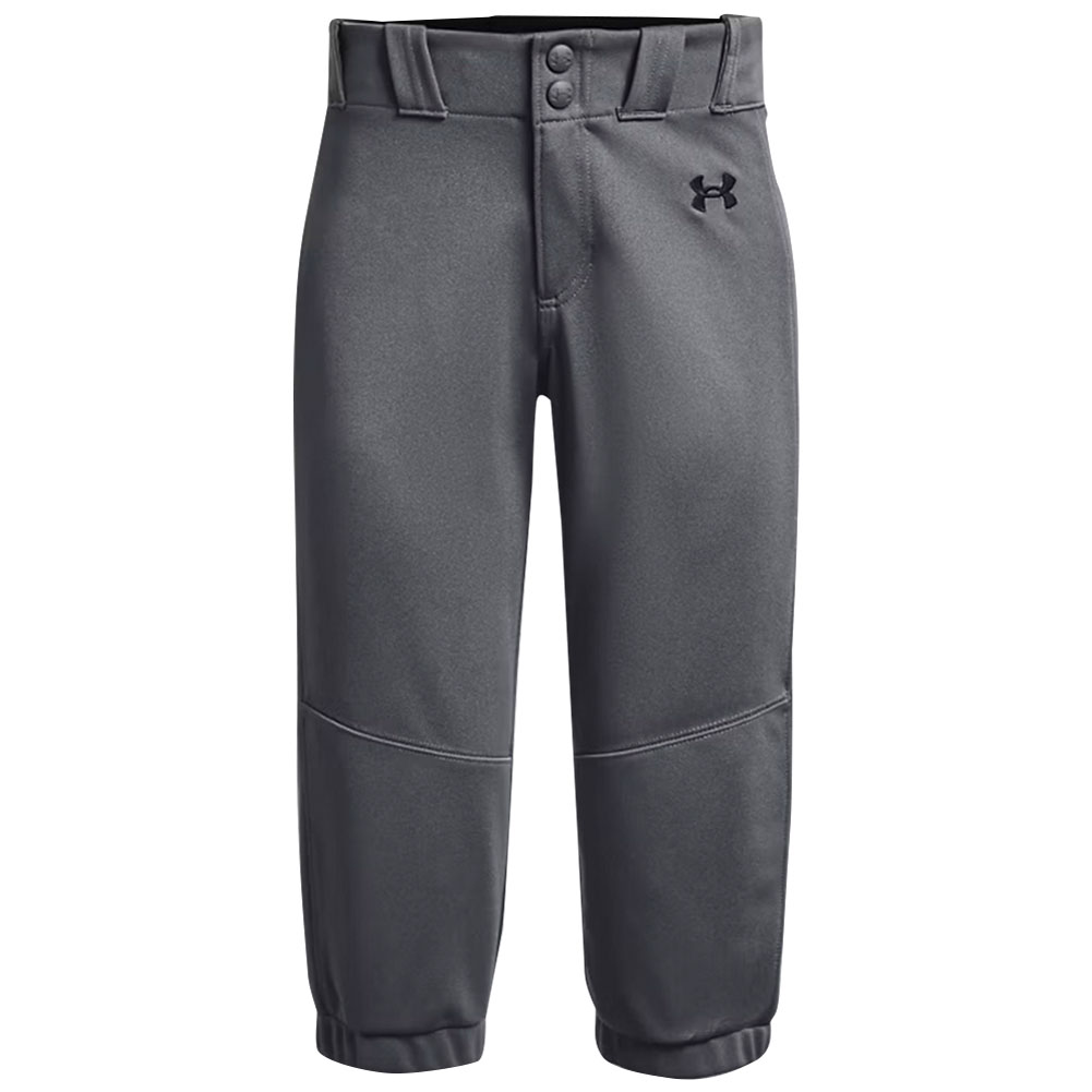 Under Armour Girls' Utility Softball Pants, Medium, Grey