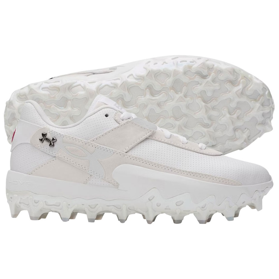Under Armour Harper 10 Pro TPU Baseball Cleats, White/Stone