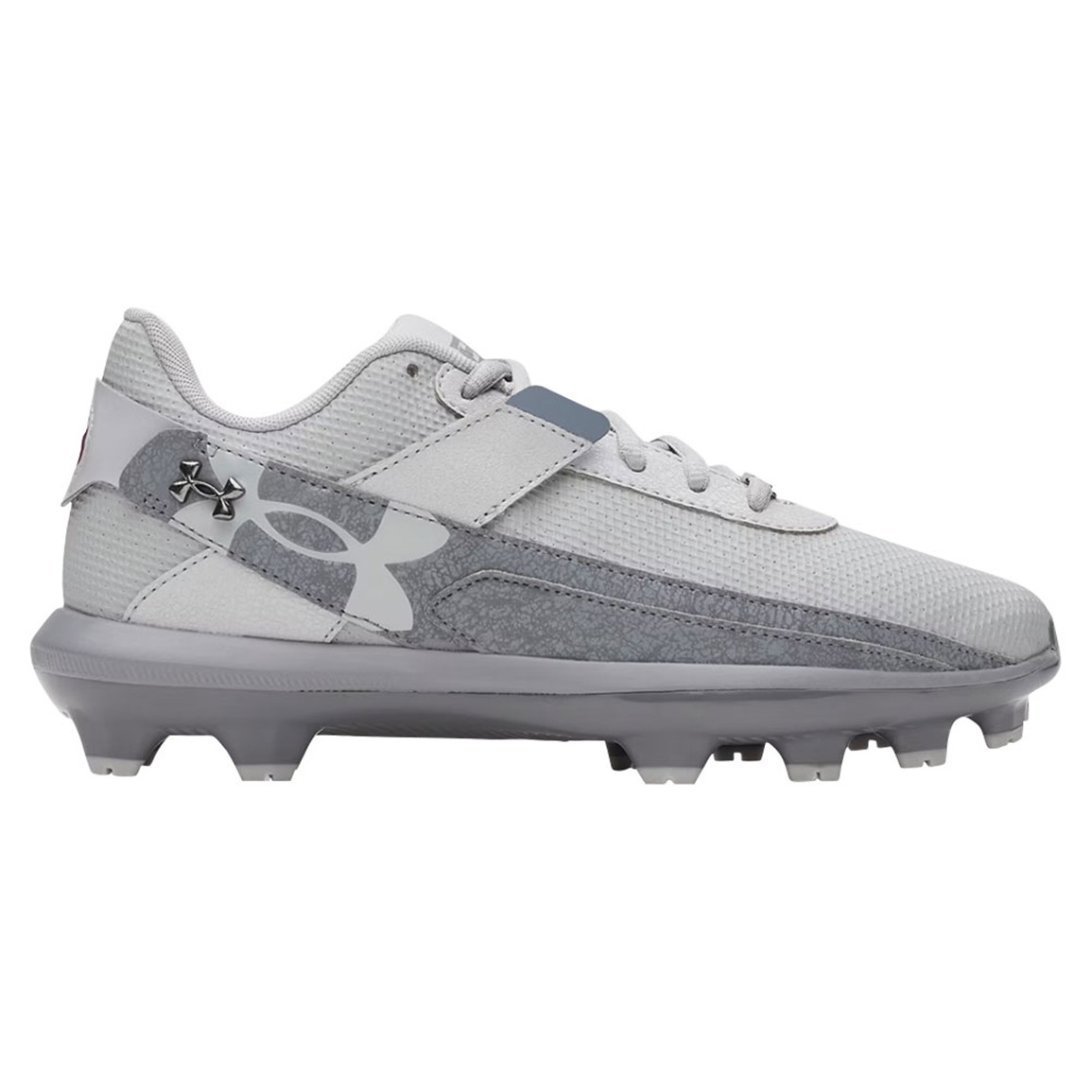 Under Armour Kids' Harper 10 TPU Baseball Cleats, Size 4, Triple Grey