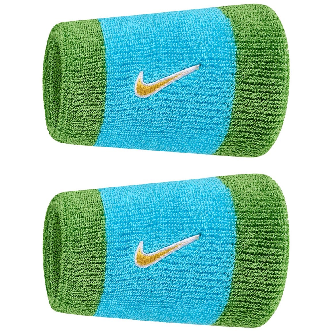 NIKE Swoosh Classic Doublewide Wristbands (2 Pack)