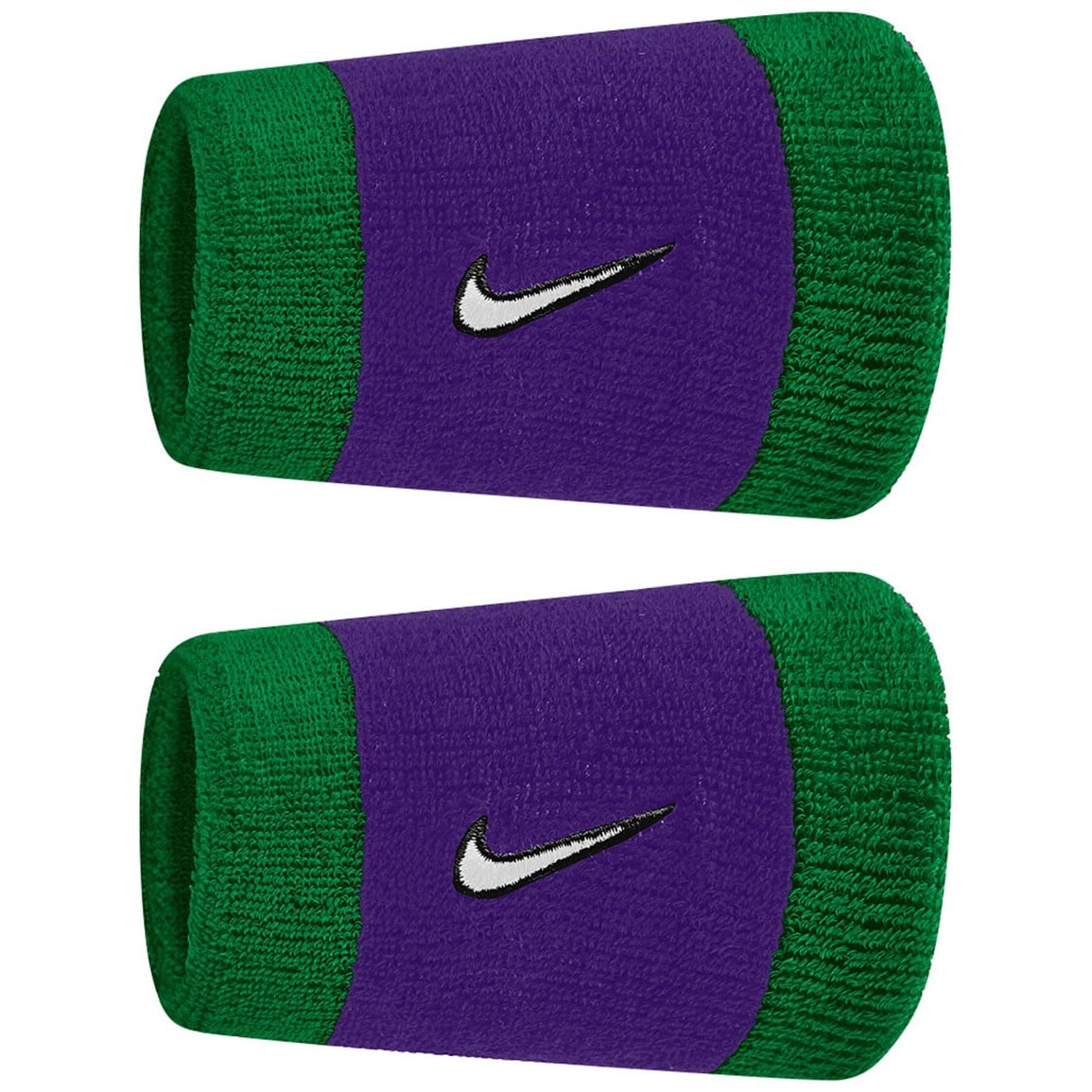 NIKE Swoosh Classic Doublewide Wristbands (2 Pack)