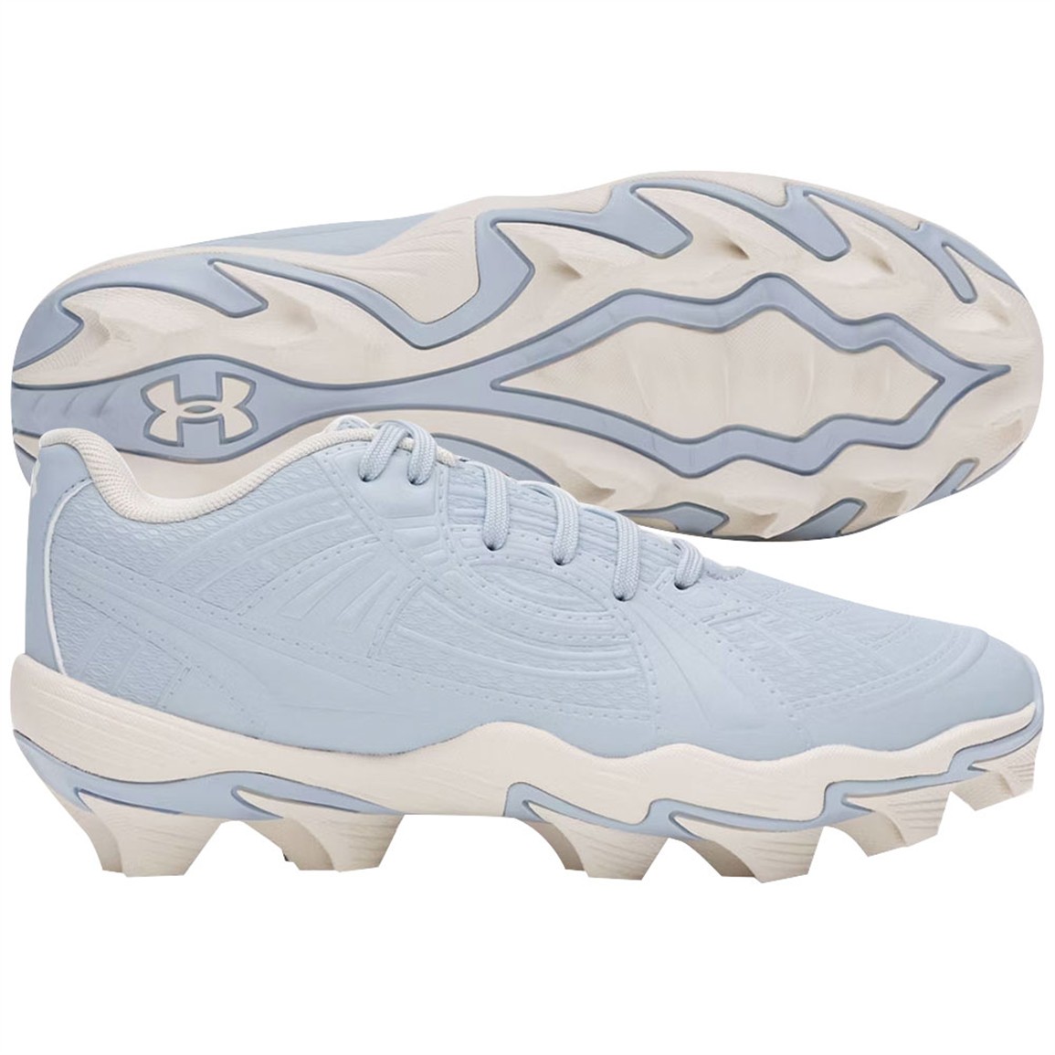 Under Armour Kids' Glyde Sola RM Softball Cleats, Size 5, Blue Calm