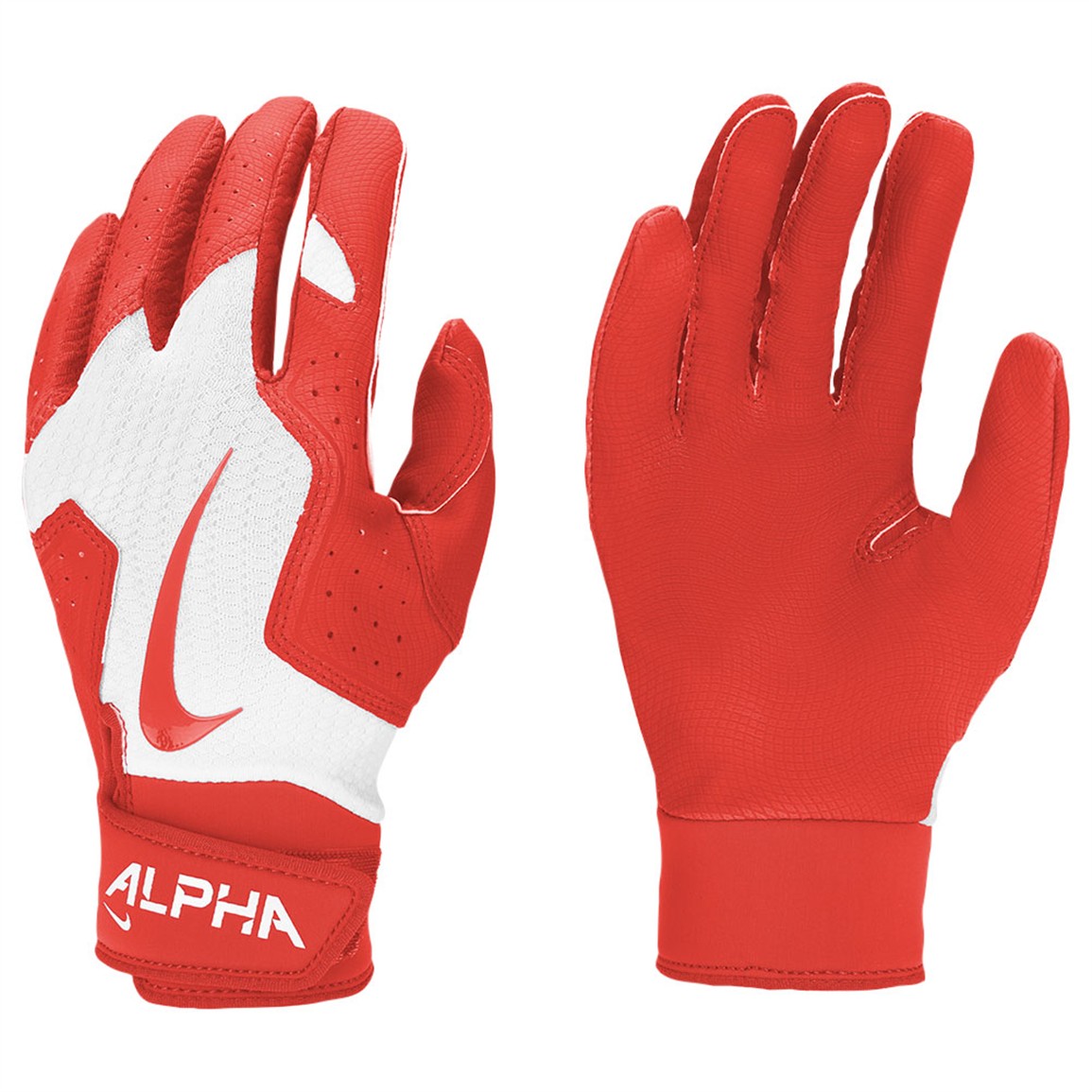 Nike Alpha 2.0 Kids' Baseball Batting Glove in White | N1012187-143