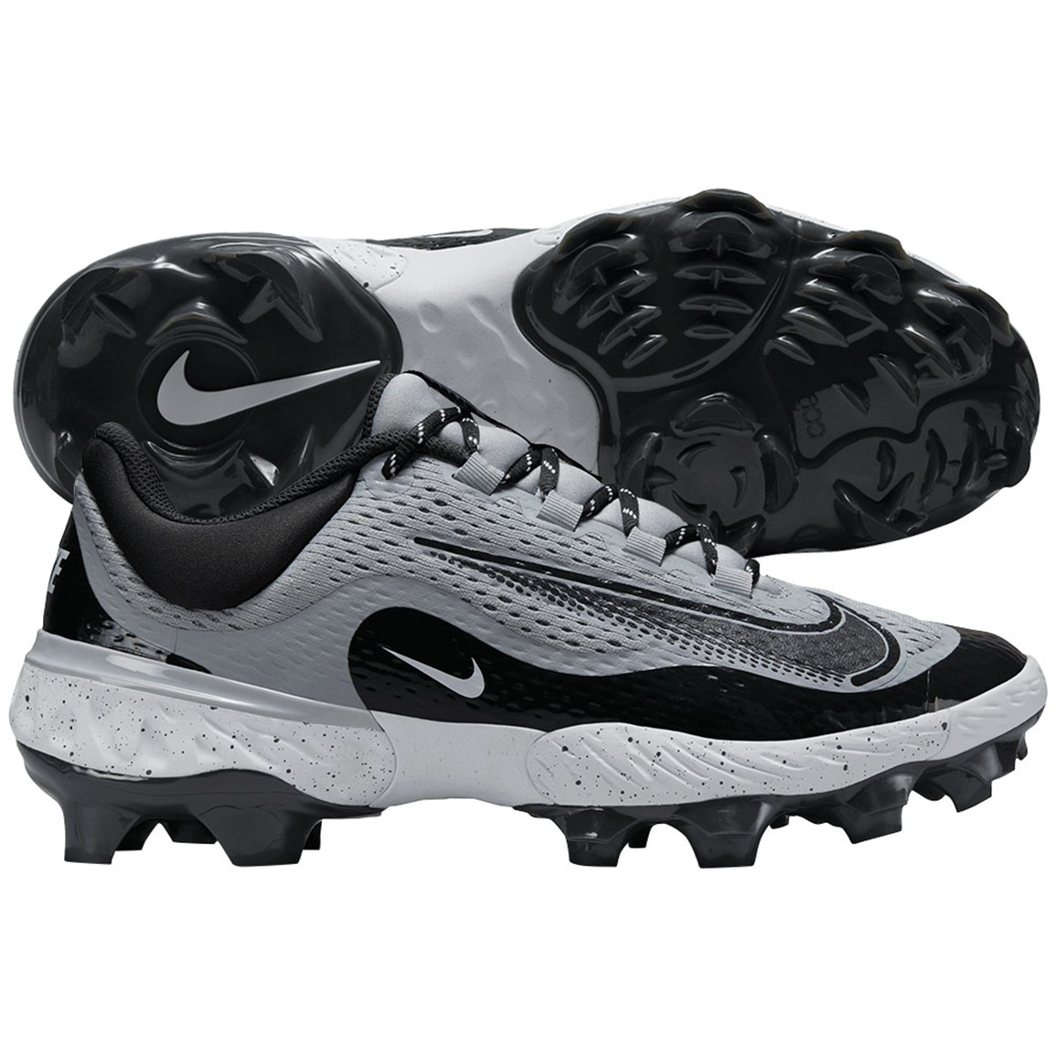 NIKE Men's Alpha Huarache Elite 4 Low MCS Molded Baseball Cleats