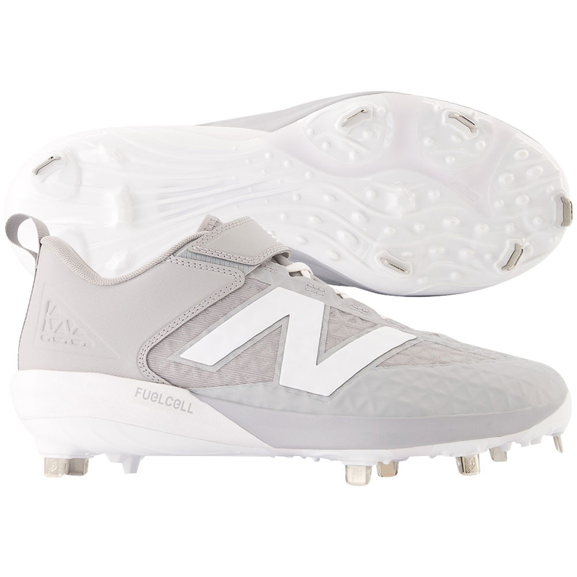 New Balance Mens 4040V8 Low Metal Baseball Cleats