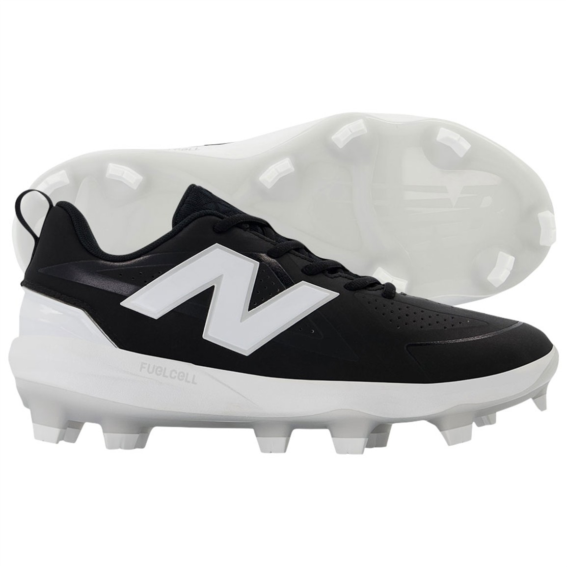 New Balance Women's Fuse v5 Molded Black/White - Black/White