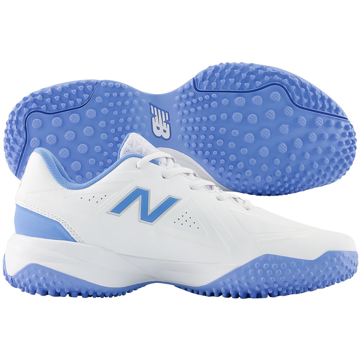New Balance Women's Fuse v5 Turf White/Blue - White/Blue