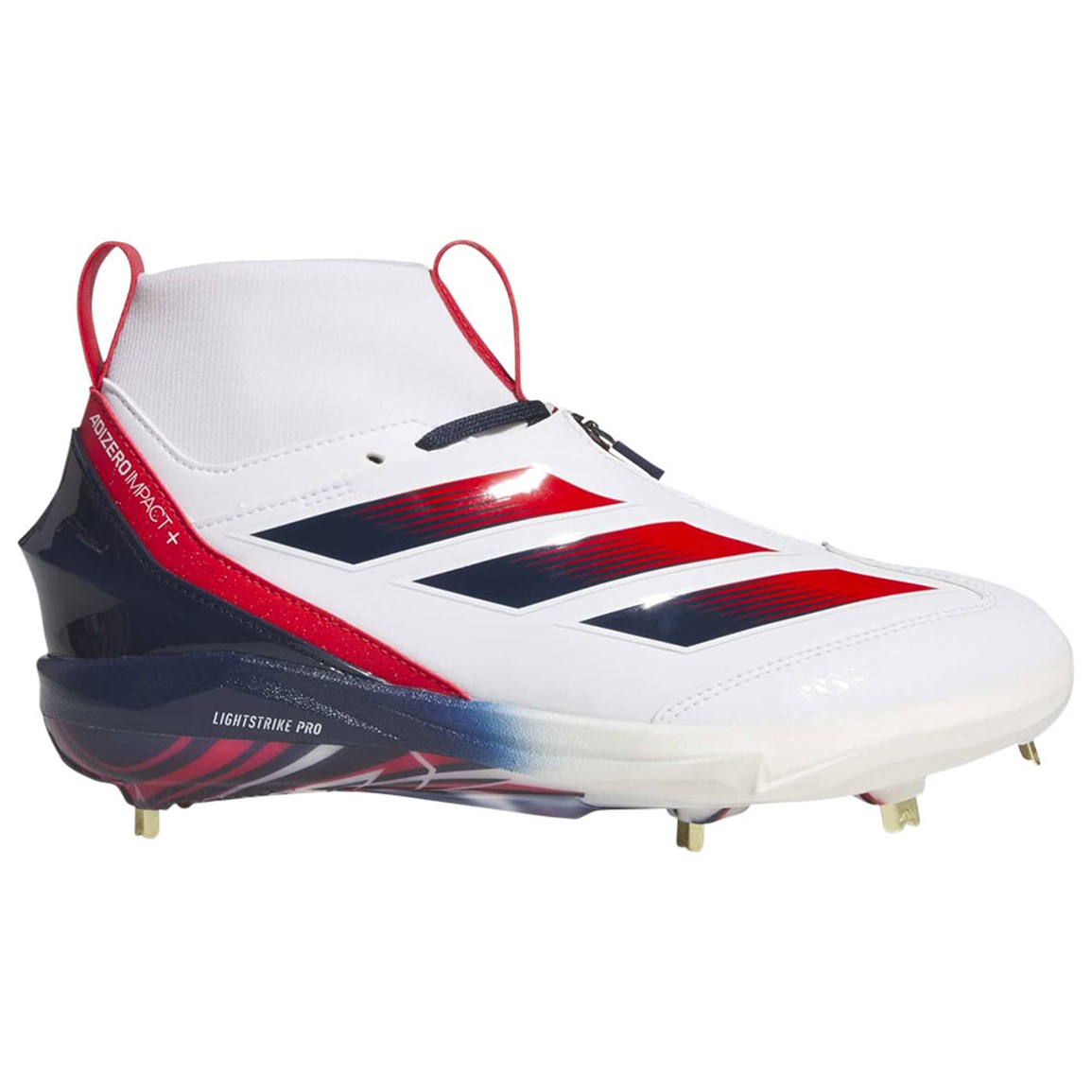 adidas Mens Adizero Impact+ 2.0 SE USA Baseball Metal Cleats
