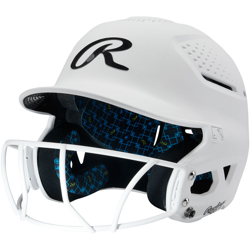 Rawlings Kids' RX2 1 Tone Matte Helmet with Softball Cage