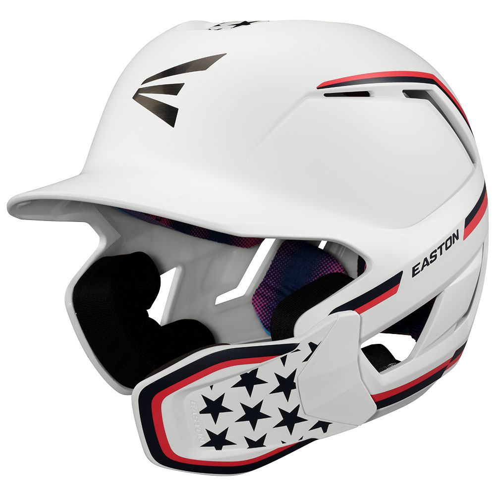 Easton Z50 Matte Batting Helmet w/Reversible & Adjustable Jaw Guard