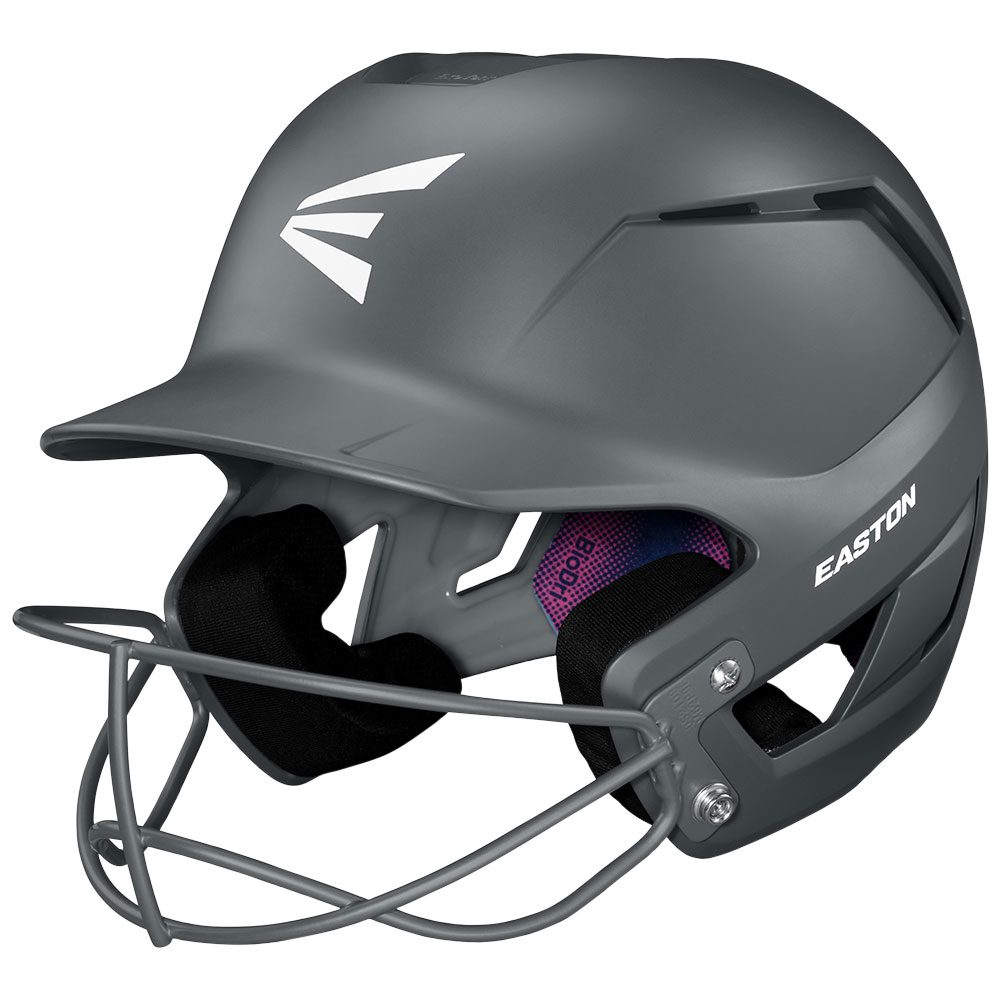 EASTON Adults' Z50 Matte Softball Batting Helmet with Face Mask