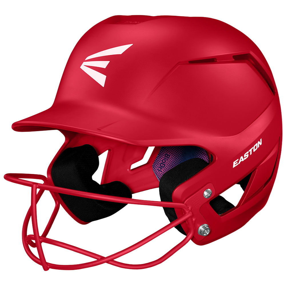 EASTON Adults' Z50 Matte Softball Batting Helmet with Face Mask