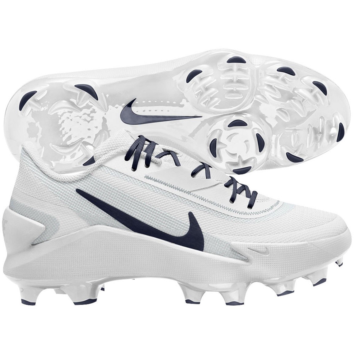 Nike Men's Diamond Showcase MCS Baseball Cleats in White | II7349-103