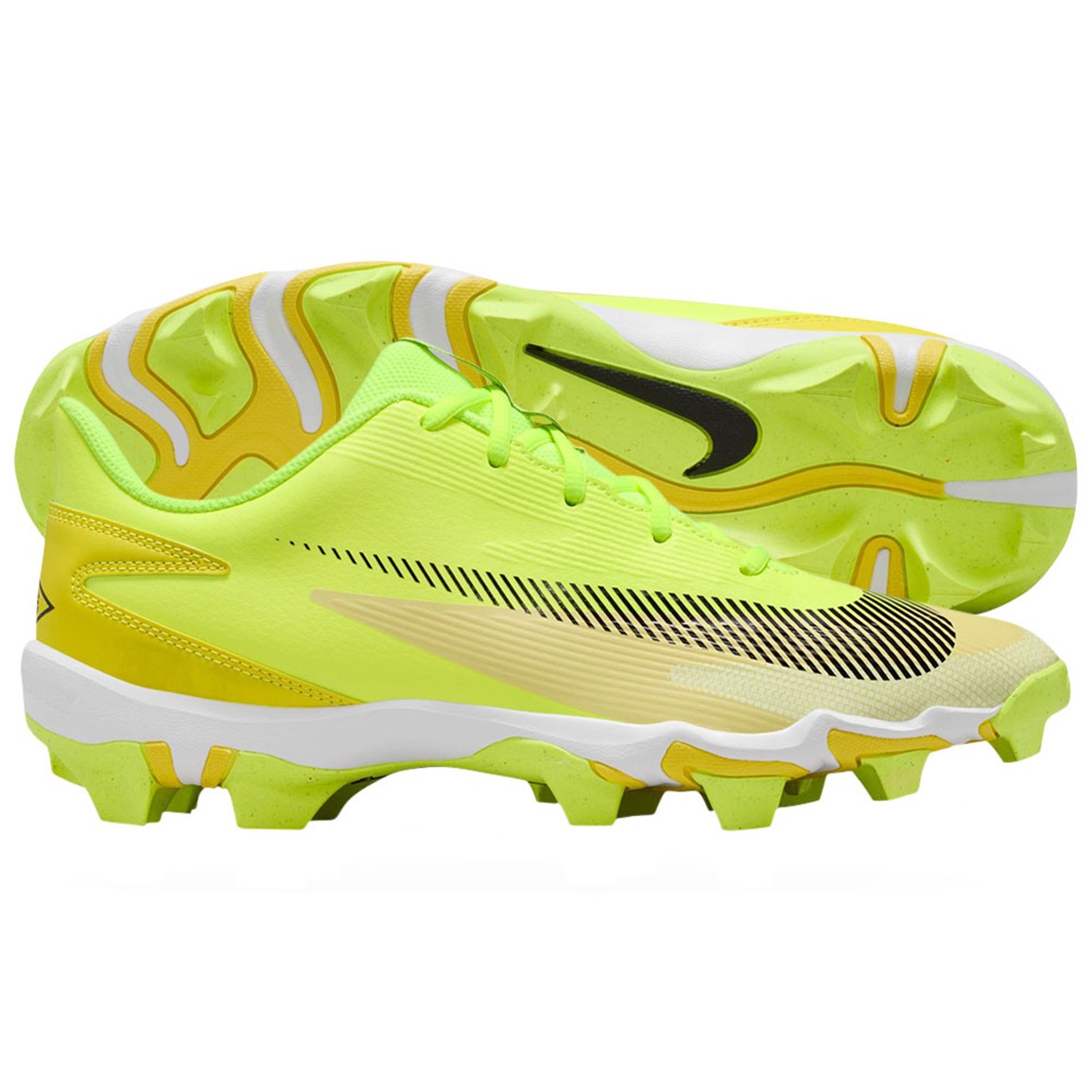 Nike Diamond Clutch Keystone Baseball Cleats, M11/W12.5, Yellow/Black
