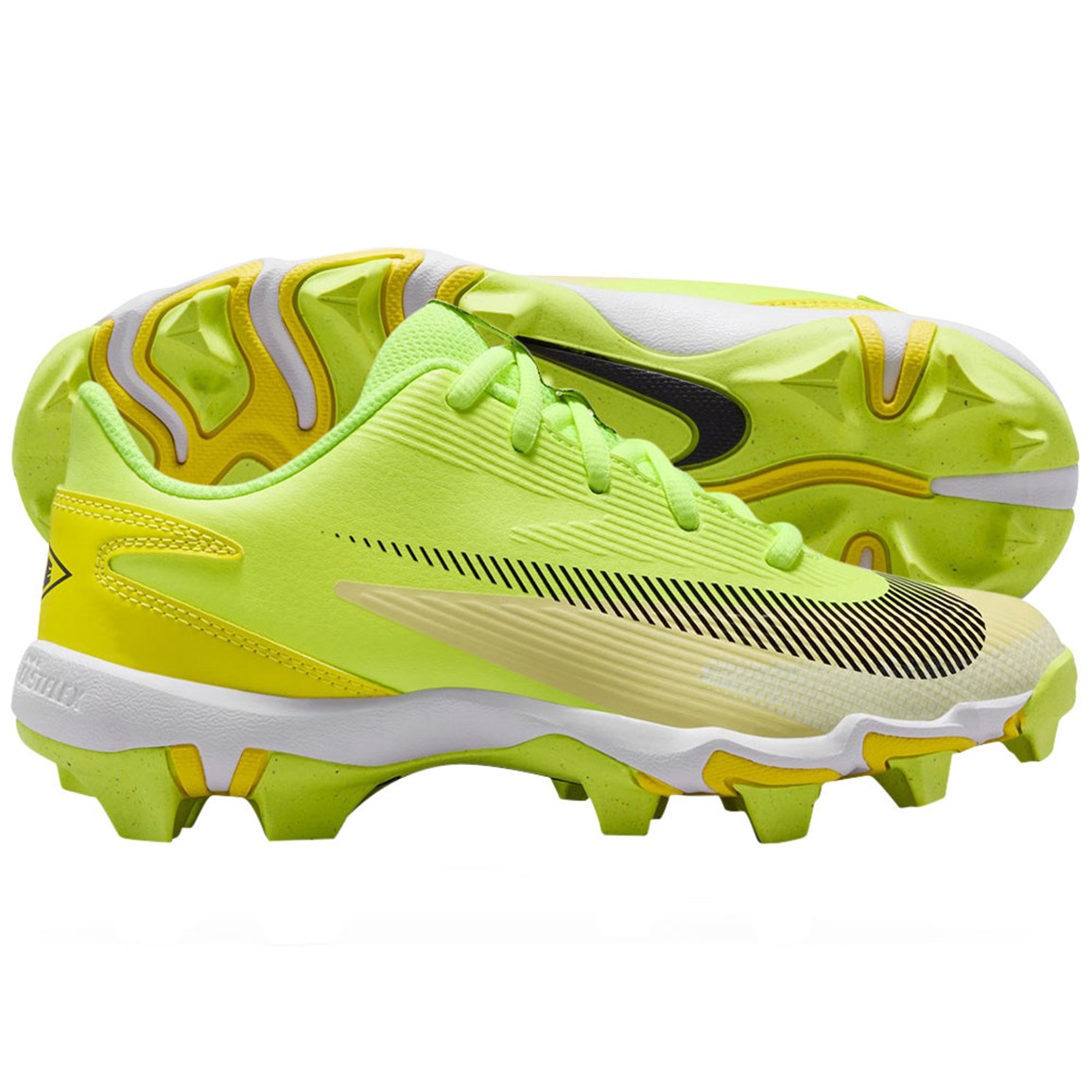 Nike Kids' Diamond Clutch Baseball Cleats, Size 5.5, Volt Ice/Black