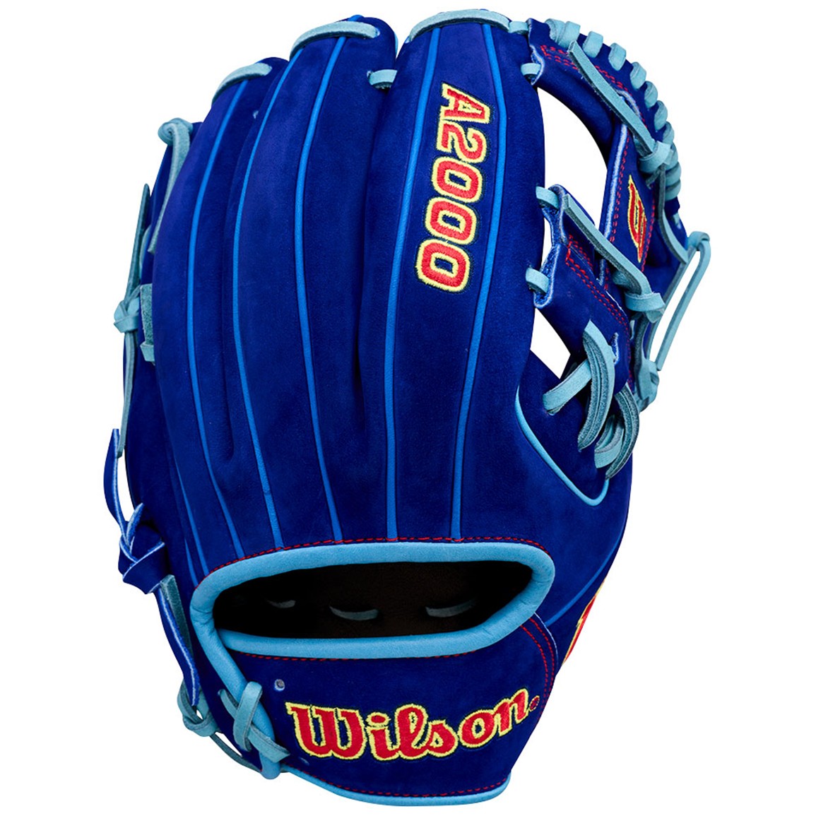 Wilson A2000 Big Rally Blue 1786 — front view