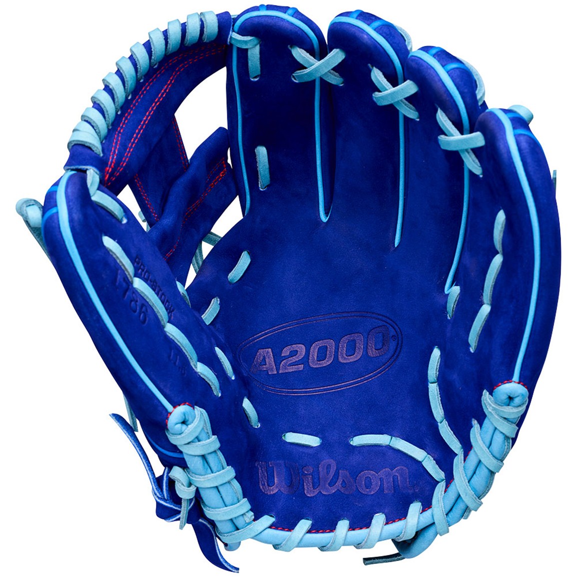 Wilson A2000 Big Rally Blue 1786 — palm view