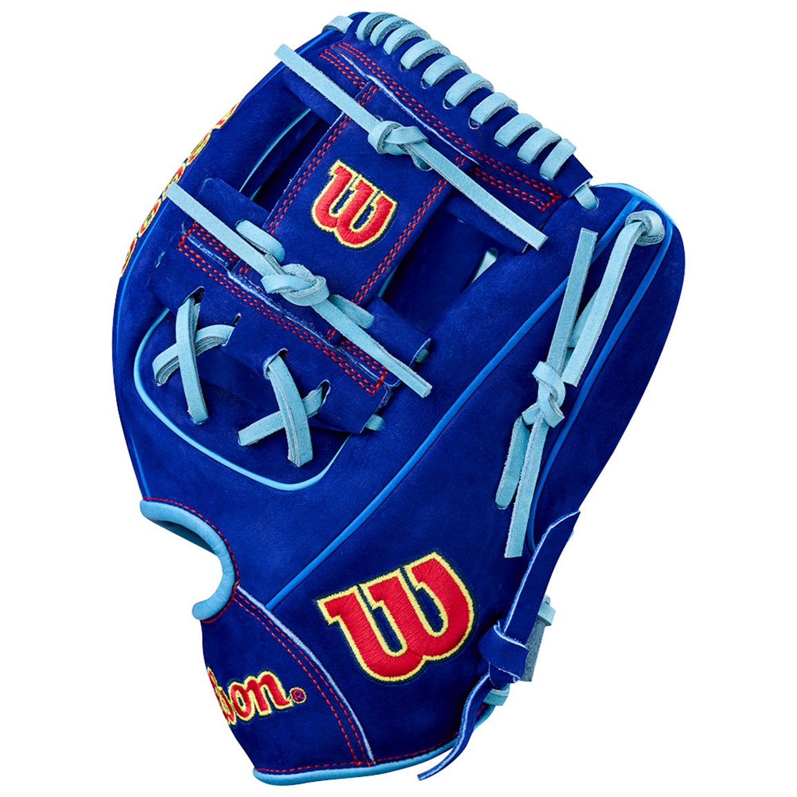 Wilson A2000 Big Rally Blue 1786 — detail view