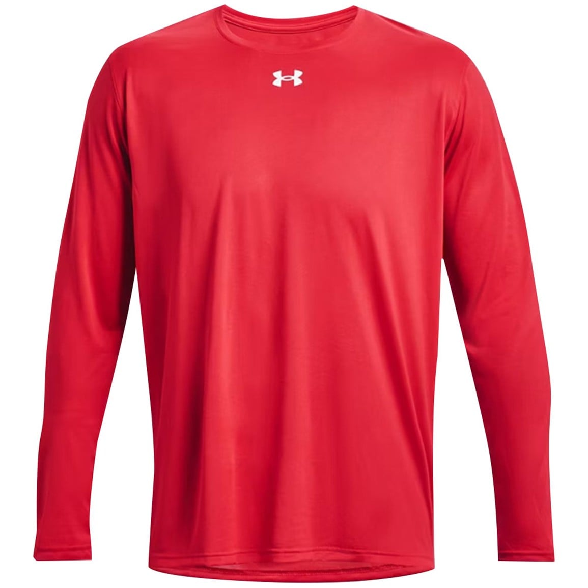 Under Armour Team Tech Long-Sleeve Shirt - Red/White