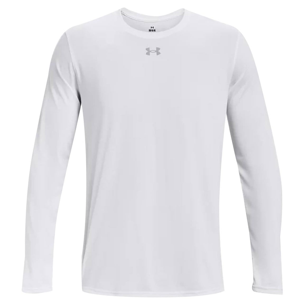 Under Armour Team Tech Long-Sleeve Shirt - White/Mod Gray