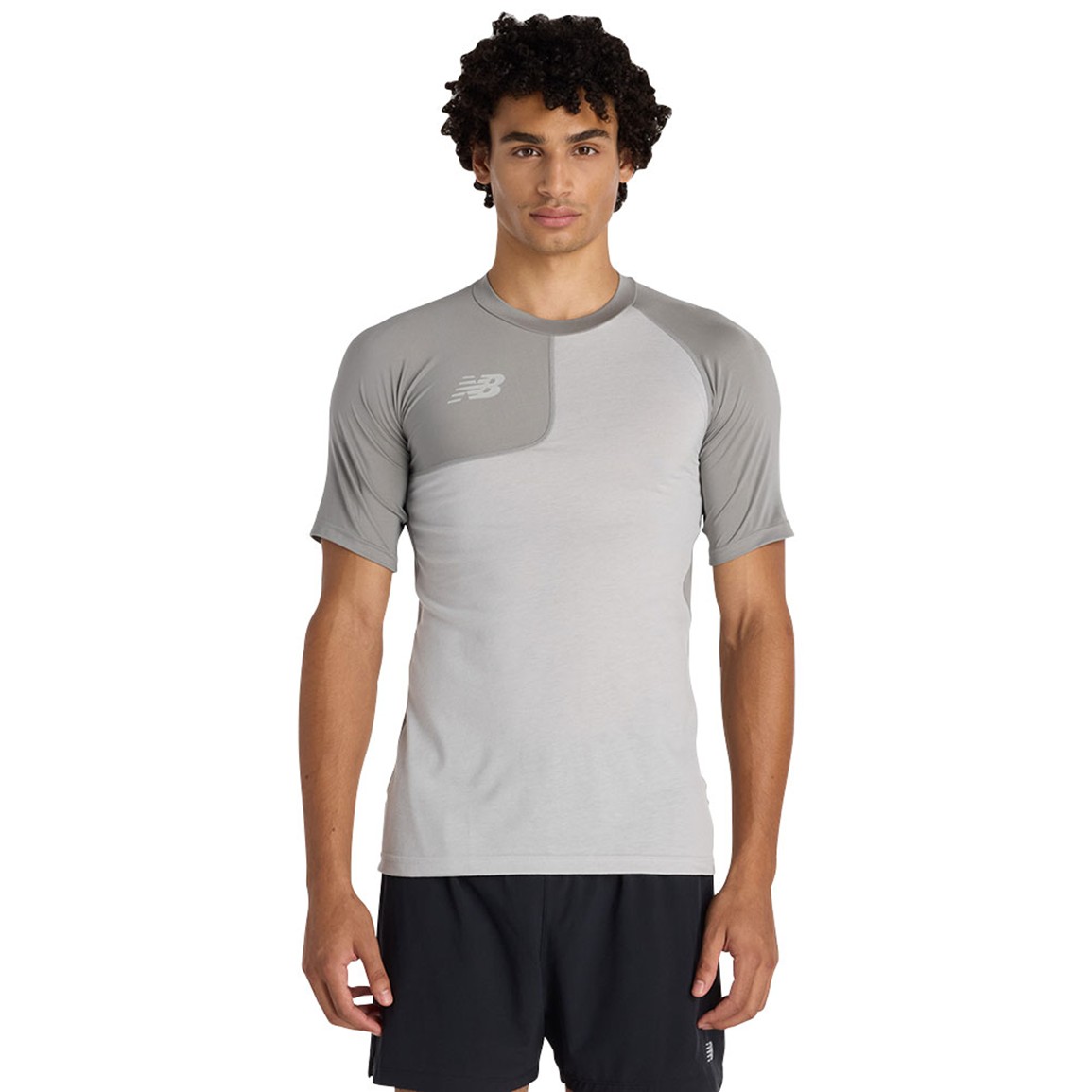 New Balance Mens Asym Top Right T-Shirt