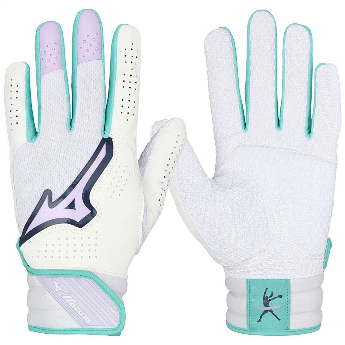 Mizuno Womens Finch Fastpitch Batting Gloves