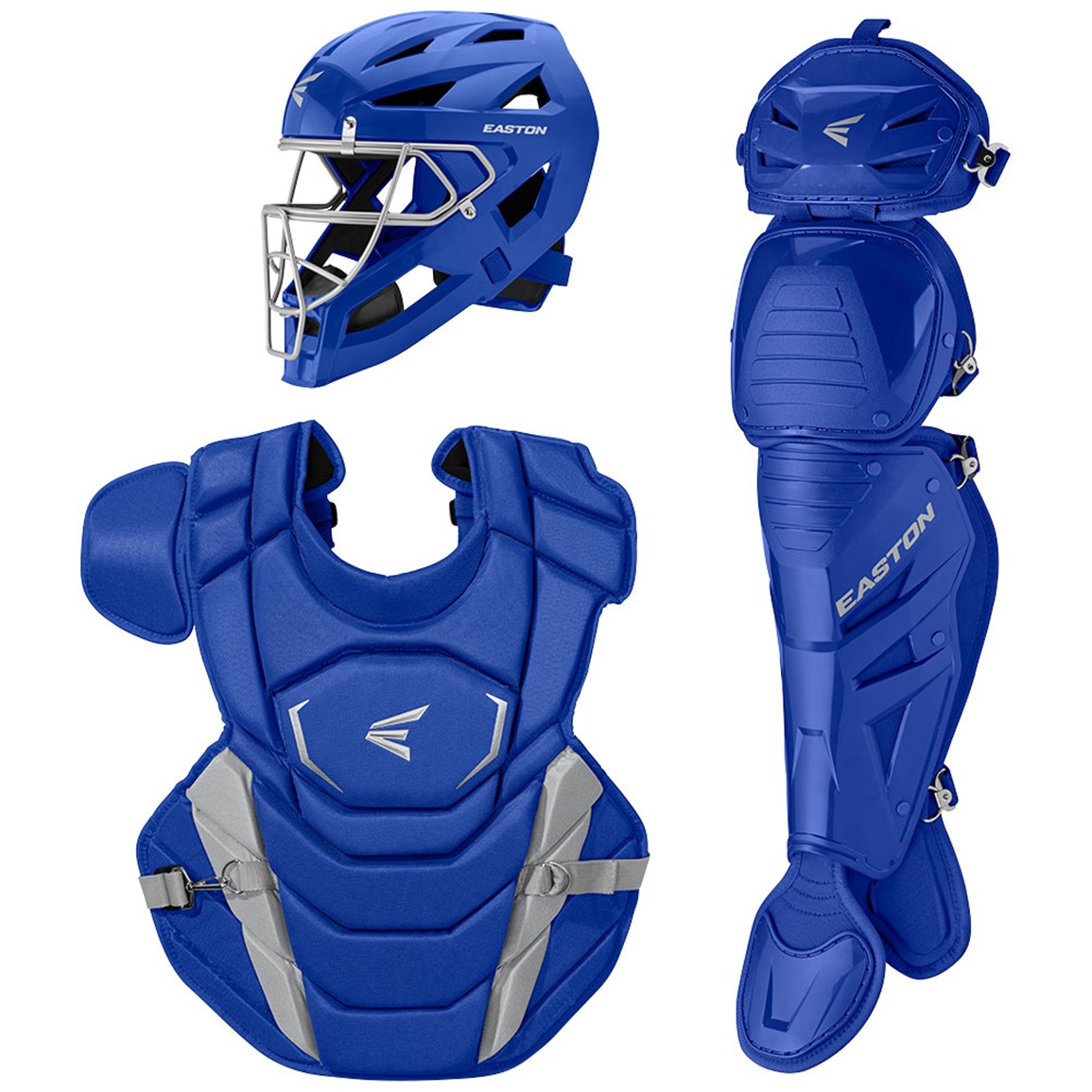 Easton Medium Phenom Catcher's Set, Men's, Royal/Grey