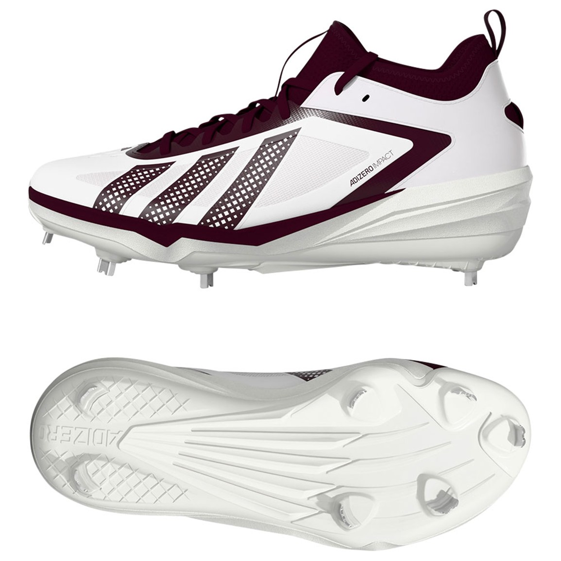 adidas Mens adizero Impact 3.0 Metal Cleat | Play Baseball display picture 2