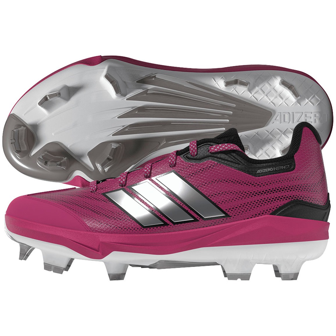 adidas Womens adizero Instinct 3.0 Art TPU Softball Cleat