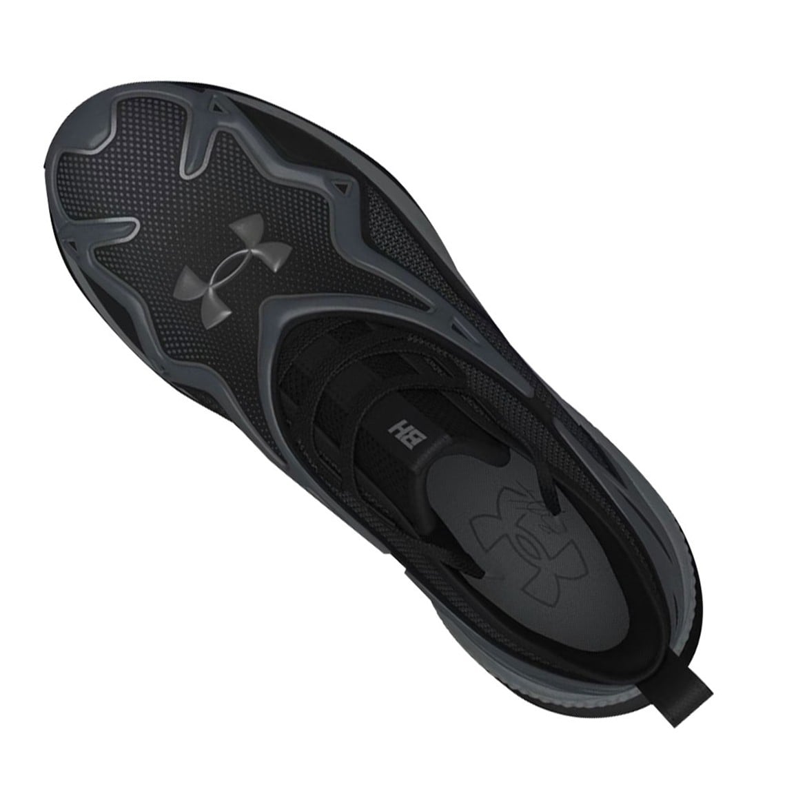 Under Armour Harper 11 Pro Turf Baseball Cleats, Black/Gray