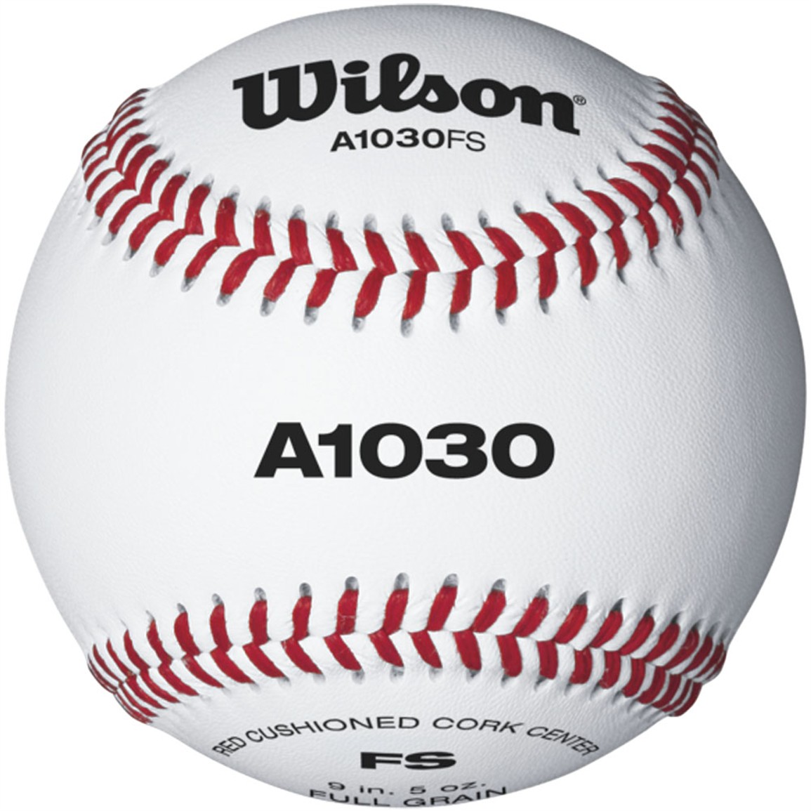 Wilson A1030 Youth Baseballs — full-grain leather cover