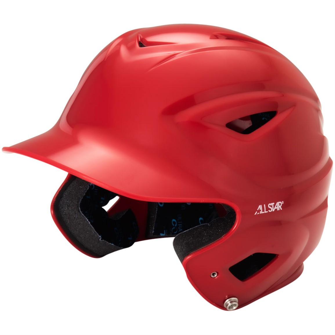 All-Star Senior System7 Baseball Batting Helmet, Adult, Red