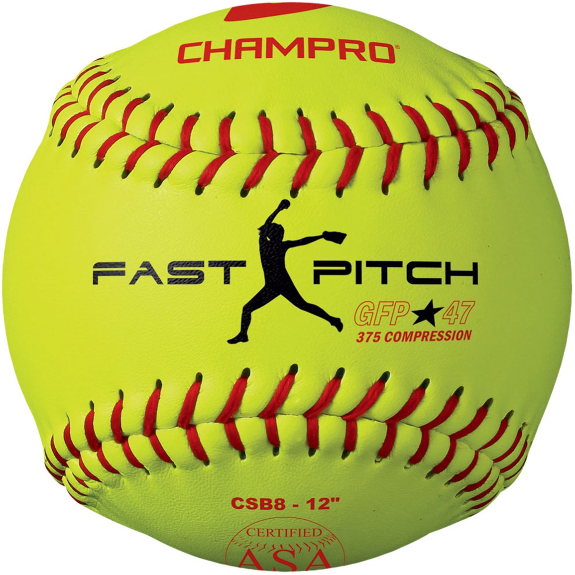 Champro CSB8 USA/ASA 12" Softballs - 12 Pack