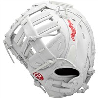 Rawlings Liberty Advanced 13in Fastpitch Softball First Base Glove, White