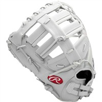Rawlings Liberty Advanced 13in Fastpitch Softball First Base Glove, White