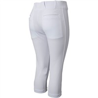 Champro Women's Tournament Low Rise Fastpitch Softball Pant, White