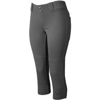 Champro Women's Tournament Low Rise Fastpitch Softball Pant, Charcoal