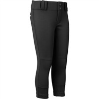 Champro Youth Tournament Low Rise Fastpitch Softball Pant, Black