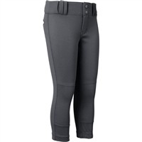Champro Youth Tournament Low Rise Fastpitch Softball Pant, Charcoal