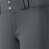 Champro Youth Tournament Low Rise Fastpitch Softball Pant, Charcoal