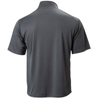 Badger Men's Short Sleeve 1/4-Zip Baseball Batting Jacket, Grey/Black