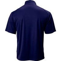 Badger Men's Short Sleeve 1/4-Zip Baseball Batting Jacket, Navy/Grey
