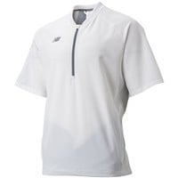 New Balance Men's Short Sleeve 3000 Baseball Batting Jacket, White